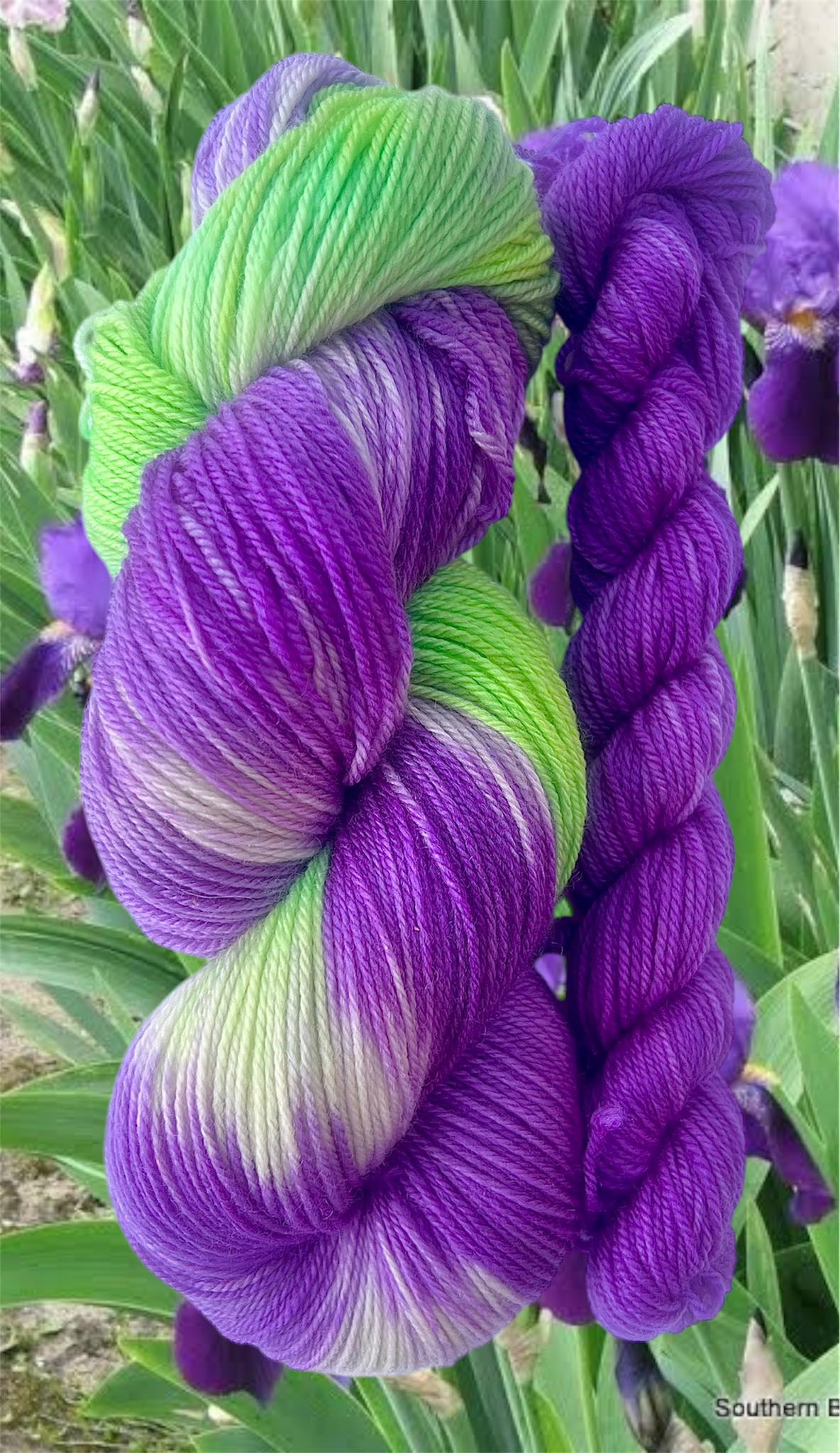 Country Irises 4ply Sock Yarn
