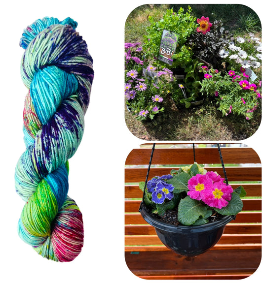 Spring Blooms 4 ply yarn