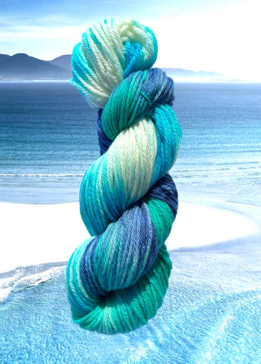 Coastal Blues 8ply DK Yarn